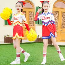Childrens cheerleading exercises costumes childrens primary and secondary school students dance group uniforms adult football performances