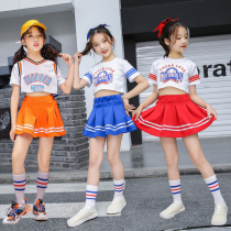 Childrens hip-hop cheerleading sports games performance clothes tide childrens competition clothes childrens jazz dance cheerleaders performance costumes