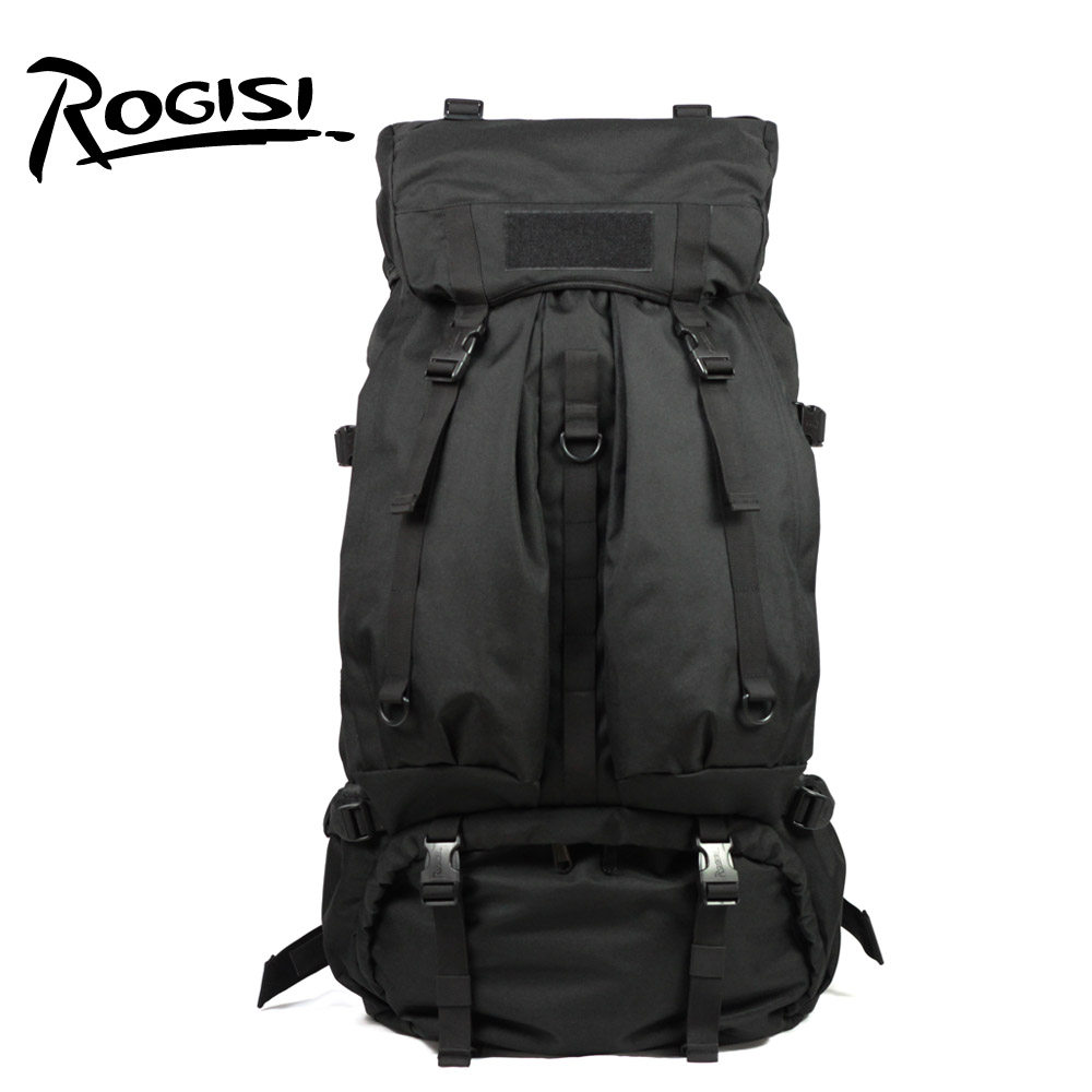 ROGISI 80L outdoor hiking mountaineering shoulder backpack men and women waterproof travel backpack BN-015