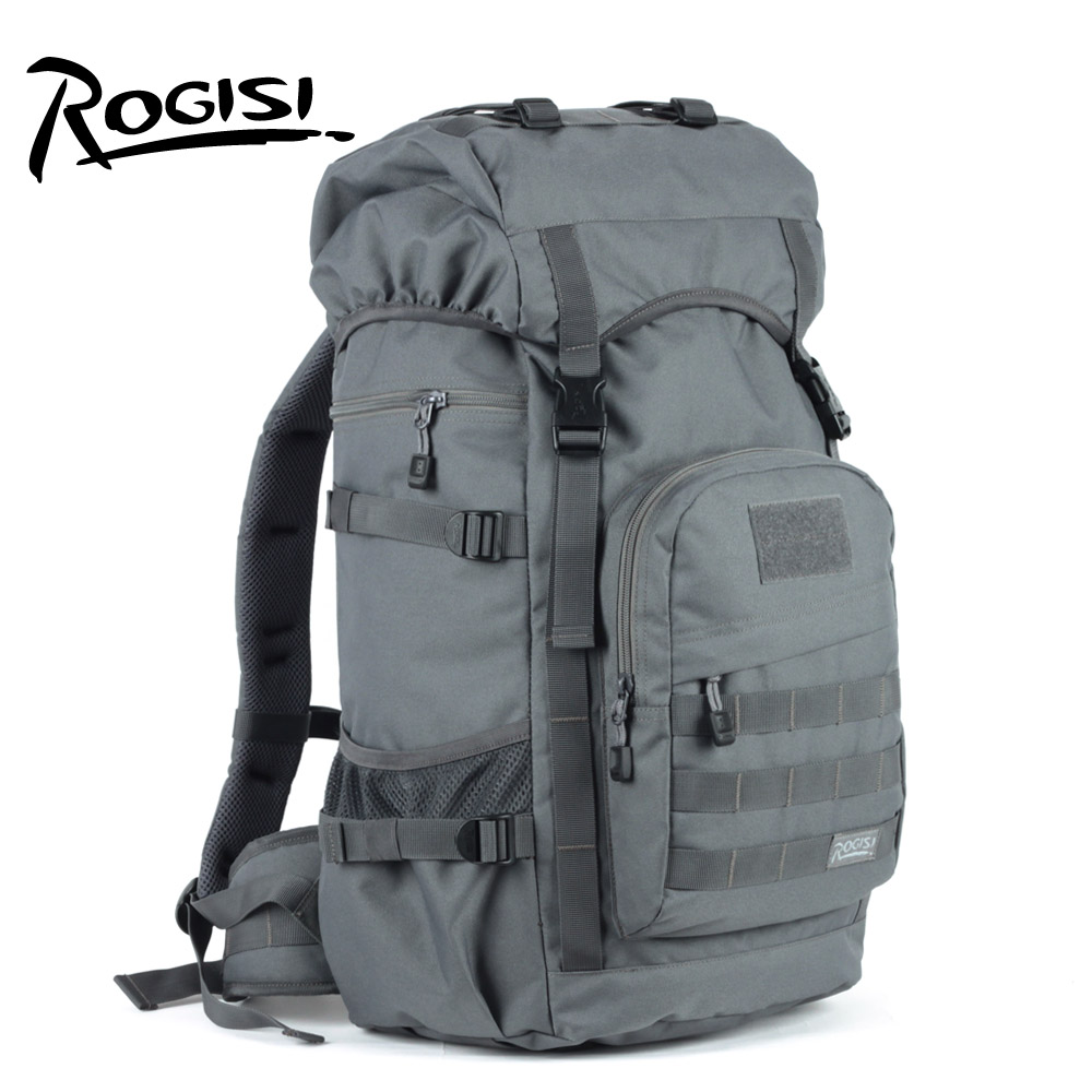 ROGISI 50L outdoor travel mountaineering bag men and women waterproof shoulder hiking boarding backpack BN-017