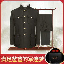 Zhongshan clothing mens suit in old age Zhongshan clothes seniors jacket for elderly people clothes for spring autumn and winter granddads clothing