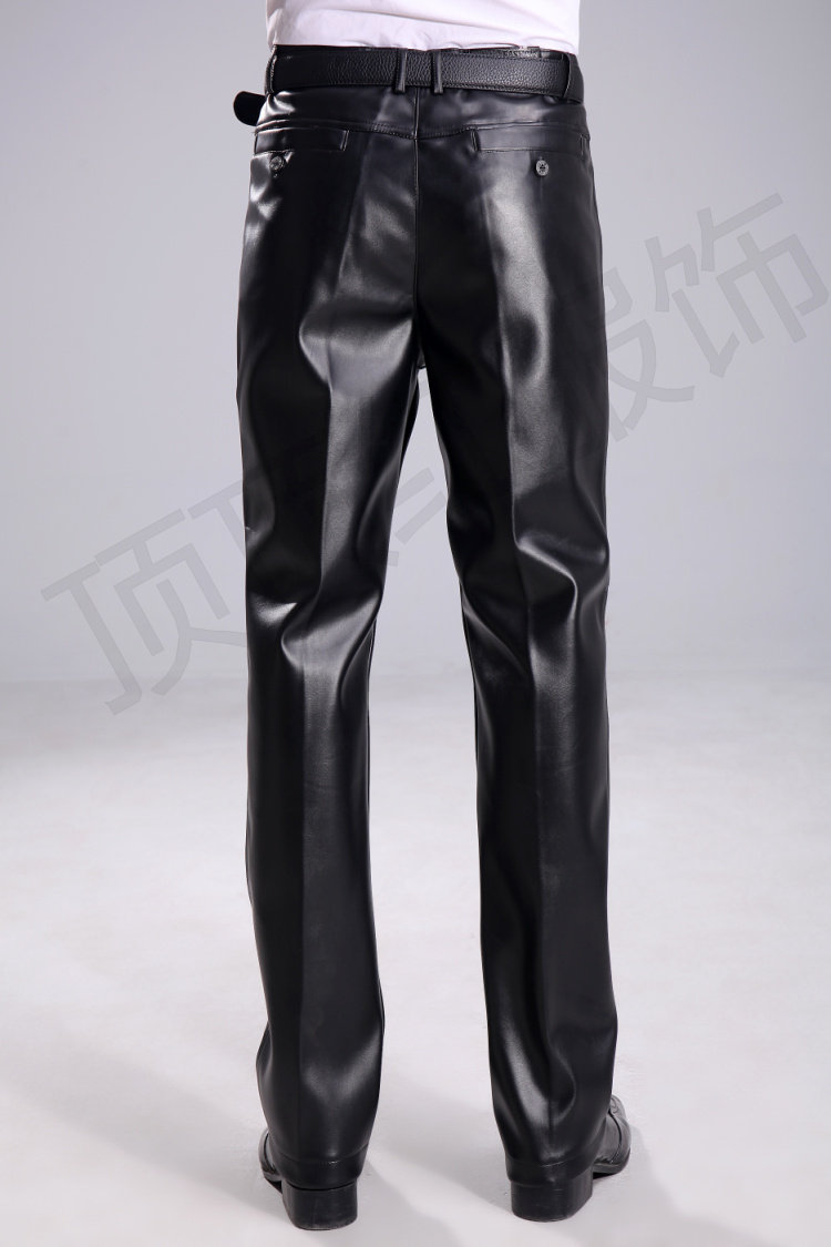 Pantalon cuir homme droit pour hiver - Ref 1488460 Image 13