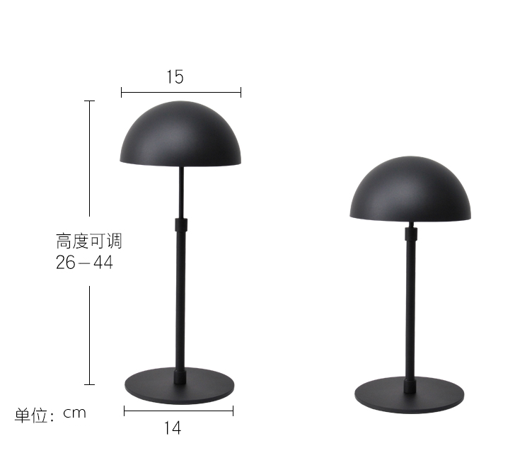 Black adjustable height cap shelf Show shelf-like board soft clothing accessories Accessories Display collection 