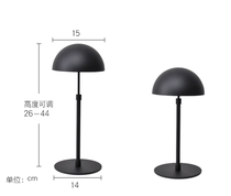 Black adjustable height cap shelf Show shelf-like board soft clothing accessories Accessories Display collection