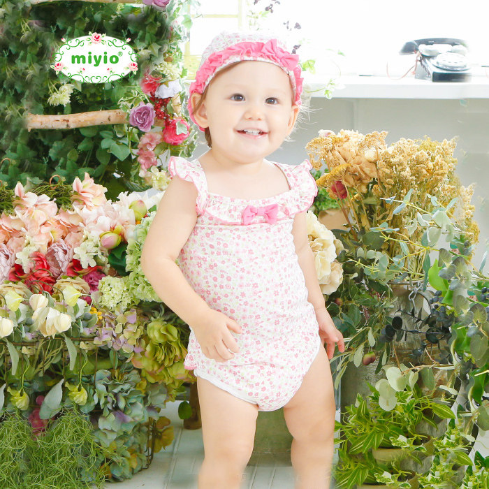 miyo baby swimming trunks triangular summer newborns swimsuit female baby anti-leakage and repeated wash use