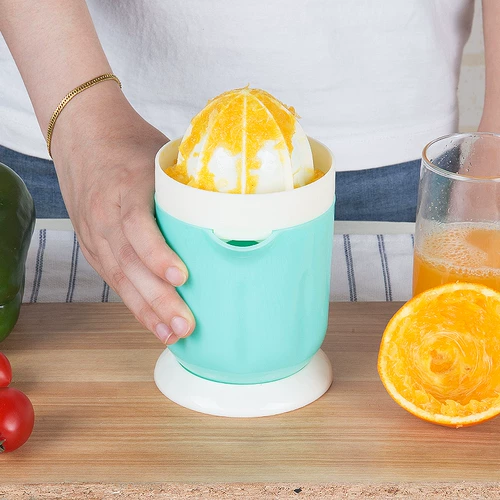Апельсиновый сок прессовать ручное нажатие апельсинового устройства Простая мини -жаренная чашка сока