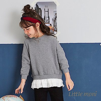 Little-moni fake two spliced blouses (2 color optional)