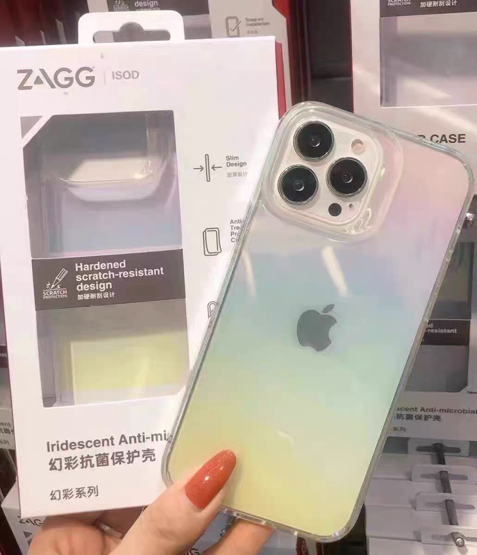 Self-Grids Suitable for Zagg Mobile Phone Case Apple 13Promax Protective Case Symphony Colorful iPhone 14