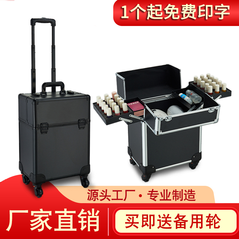 Professional Trolley Makeup Case, Nail Art Furniture Repair, Beauty Tattoo and Makeup, Medical First Aid Storage, Hardware Tool Box