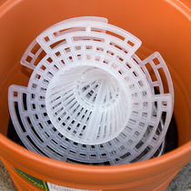 Flower pot potting water net household planting green plant pot bottom anti-rotten root breathable drain net cover planting flower artifact