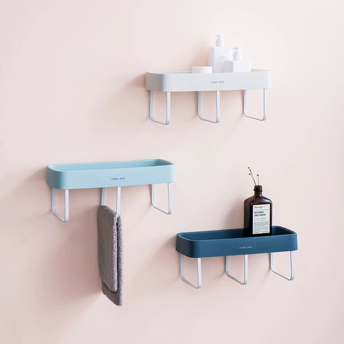 一点灵 Сетка для полотенец без удара туалетных полотенец, космические алюминиевые стойки для хранения ванной комнаты подвесные стойки