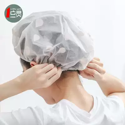 EVA waterproof shower cap adult female Bath hair cover shower head cover wig anti-oil smoke hair hat