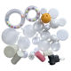 Plastic BB whistle bird call bell ring box ring tube bracelet vibrator plush doll doll toy built-in accessories