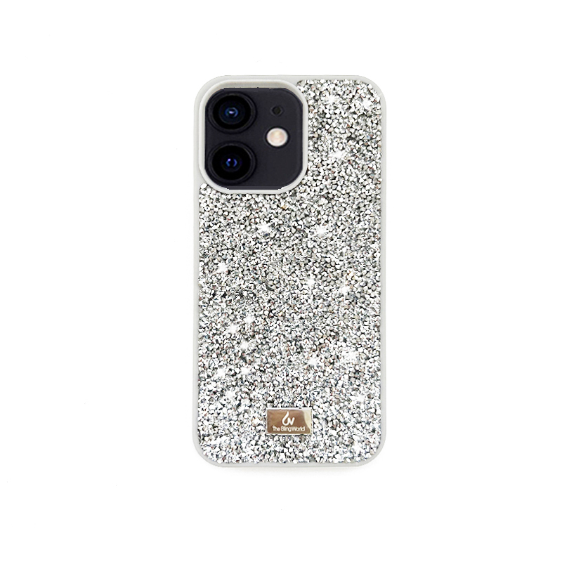 Swarovski iPhone 17 Pro Max Phone Case Full of Rhinestones, Suitable for Luxury Silicone 15 Women's Model, Sparkling Full Coverage Creative Rhinestone 16 Pro Max Luxury Crushed Diamond Inlaid 13 Protective Case Shiny