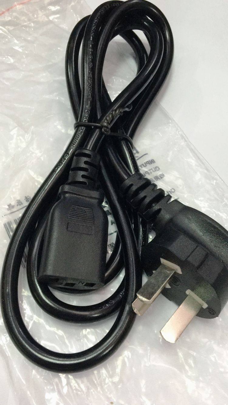 Entity desktop computer host chassis 10A power cord monitor printer character 1 5 m power line 3 hole