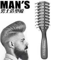 Roll Comb Curly Hair Combed Hair Salon Hairdresser Home Plastic Adults Internal Buckle Ribs Comb for special oil head