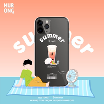 Wood Rong Original Design hipster Cute Summer Drink Phone Case Female Apple 11iphone12pro
