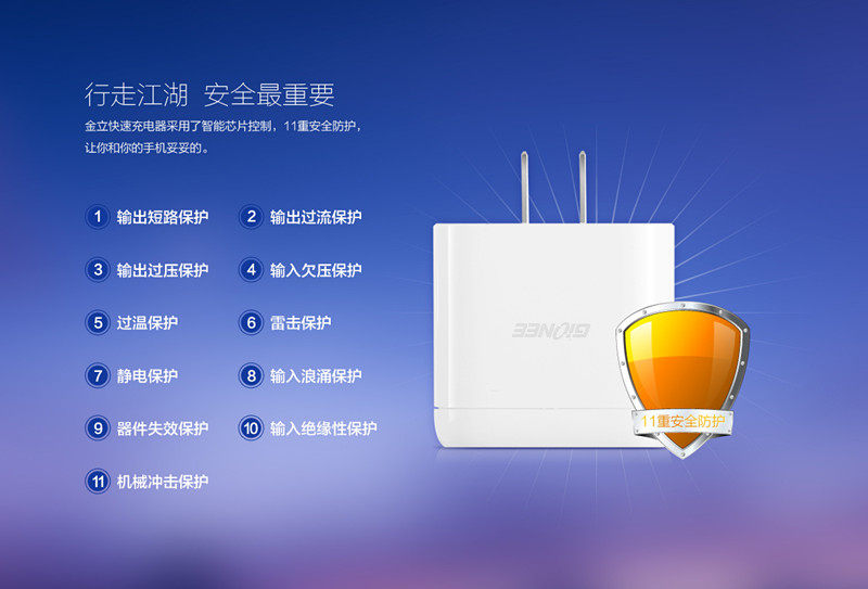 chargeur pour téléphones GIONEE GIONEE - Ref 1302142 Image 8