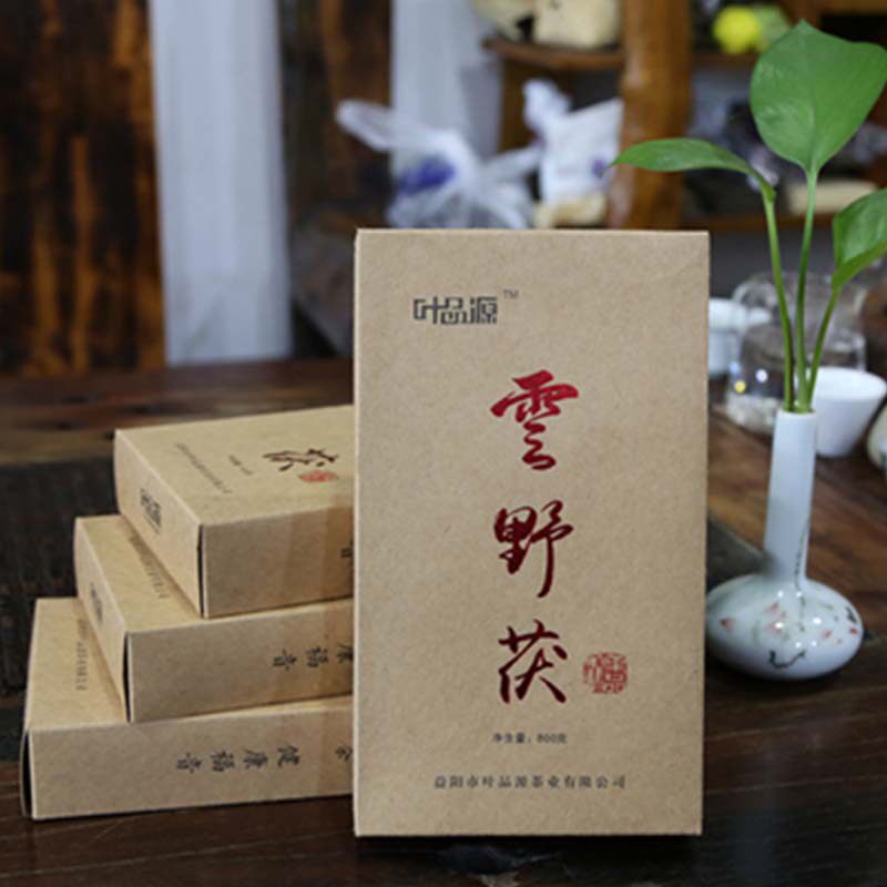 Black tea Hunan Anhua Black Tea 2015 800 gr Yunwild Fu Gold Flower Blossom Brick Tea Kowloon Pool Pure stock