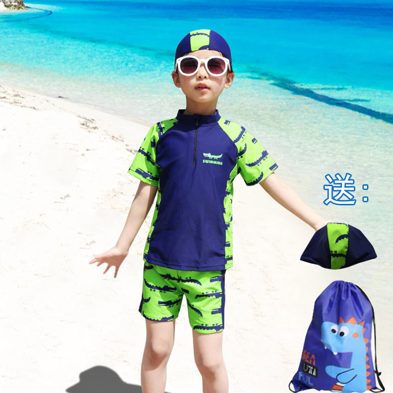 Swimming trunks for boys Big Boy swimsuit 7 sets 8 children 12 years old 6 boys 9 fat plus size swimsuit 10 middle and Big Boy