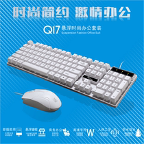 Chasing Leopard Q17 Wired Keyboard Mouse USB Desktop Notebook Suspension Mechanical Handfeel Keyboard Single Keyboard