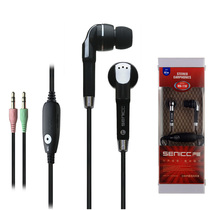 Sound MX-112 earphones wire control with microphone computer headset music fever hearing headphones