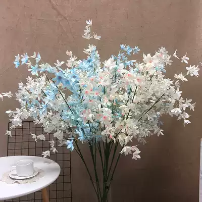 Wenxin Lanxiang Xuelan Snow Lilac Simulation Flower Silk Flower Wedding Arrangement Wedding Hall Soft Suspended Ceiling Background Road Introduction