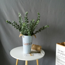 Simulation of eucalyptus Nordic round leaf eucalyptus leaf arrangement artificial flower living room home decoration decoration imitation leaf