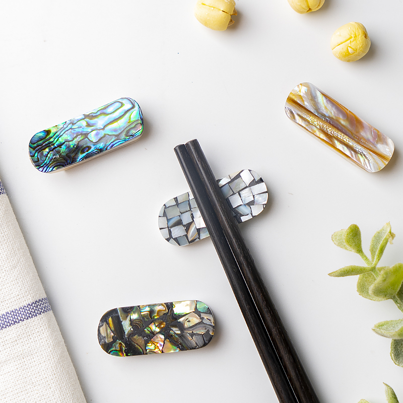 Creative shell chopsticks chopsticks Today-style household chopsticks with luxury Chinese-style fast-frame shelved