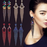 Универсальные модные серьги с кисточками, китайский стиль