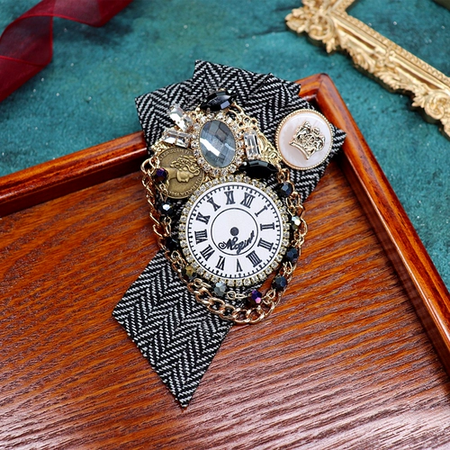 Ткань, значок, брошь с кисточками на лацкан, аксессуар, в британском стиле, в стиле Шанель