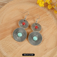 45-Double-Layer Red Blue Stone Circle