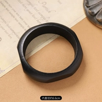 Черный изогнутый браслет, 1.8см