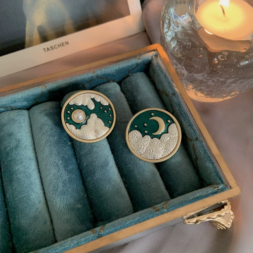 Ретро эмаль, брошь, свитер из жемчуга на лацкан, значок, аксессуары