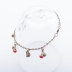 Vintage phong cách dân tộc Bohemian ngọt nhỏ nhỏ đồng lá chuông màu vòng chân phụ kiện gốm lắc chân bạch kim Vòng chân