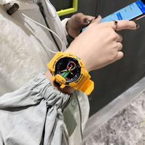 Vigorously the same ins super fire electronic watch female unicorn black technology cool table sports electronic watch male tide