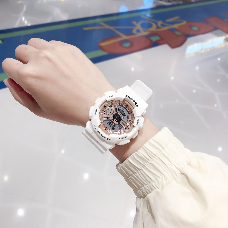 Minimalist temperament lady unicorn Couple Watch Schoolgirl women's sports e-meter nameplate male trend