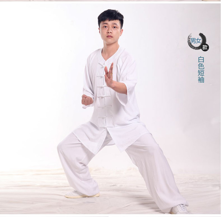 Chen Jiagou Mianyang Silk Tai Chi Fu Women All Cotton Martial Arts Spring Autumn China Thick Middle Aged Practicing Pure Cotton Taijiquan Costume Men