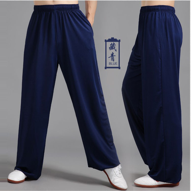 High-Waisted Loose-Fitting Tai Chi Pants for Summer Ice Silk Drape Bloomers Side Flap Pocket Pantss Yoga Pants for Middle-Aged and Elderly People Running High-Waisted Loose-Fitting Tai Chi Pants for Summer Ice Silk Drape Bloomers Side Flap Pocket Pantss Yoga Pants for Middle-Aged and Elderly People Running