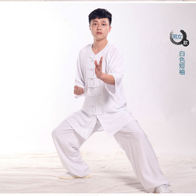 Spring Autumn Chen Jiagou Pure Cotton Tai Chi Clothing Miantai Pants Martial Arts Clothes and Dad Mom Leisure practice Gongfu All cotton Xia