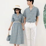 DISOO Парная одежда для влюбленных, трендовая летняя одежда, небольшая дизайнерская юбка, комплект, рубашка, тренд сезона