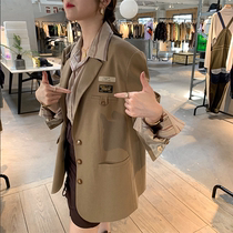 (special price not to be changed) 2023 new casual suits jacket Women Inn Wind Design Loose Little West Suit