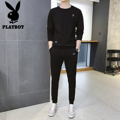 Playboy, мужской комплект, осенняя трендовая спортивная модная толстовка