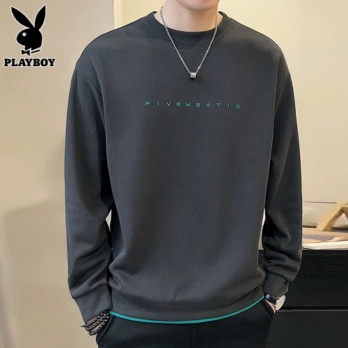 Playboy, приятный телу свитшот для отдыха, лонгслив, осенний, оверсайз