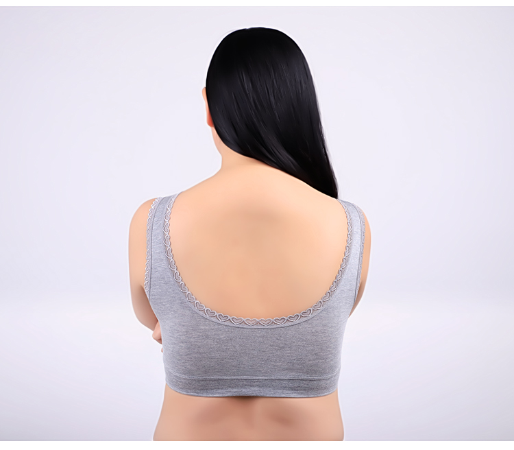 Áo ngực thể thao cỡ lớn không có vòng thép kiểu áo cộng với phân bón để tăng mỡ mm200 kg cho con bú tuổi trung niên đồ lót mùa hè ao nguc cho nguoi beo