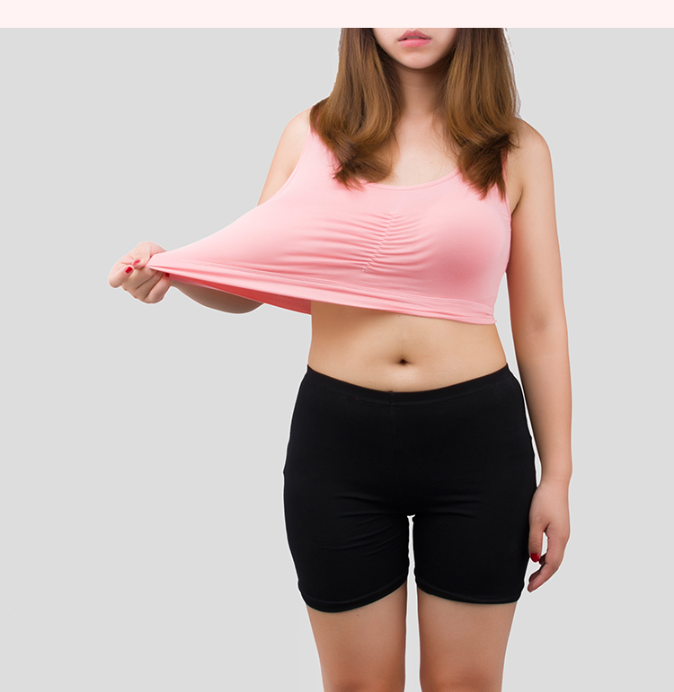 Áo ngực thể thao chạy vest loại không có vòng thép béo mm cộng với phân bón XL 200 kg đồ lót mẹ trung niên quần lọt khe