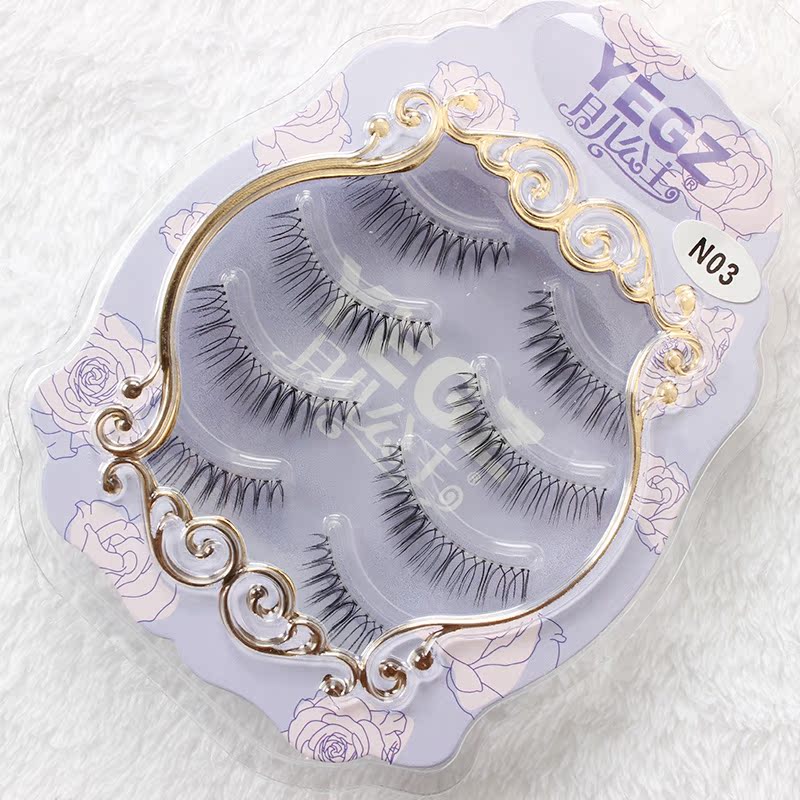 Moon Princess 3 Lông mi giả Mô phỏng tự nhiên Lông mi mọng nước Lông mi mắt Life Life Makeup Makeup gel kích mí the face shop