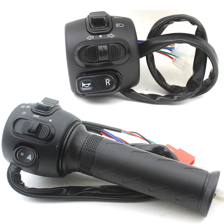 Four seasons star 009 new national standard electric vehicle combination switch Melling turned left and right assembly disc brake punch knife