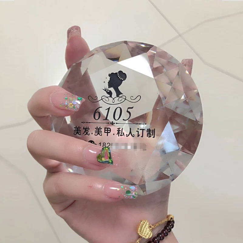 Nail Art Tools Photo Props Crystal Glass Large Diamond Taobao Store Photography Influencer Hand Model Personalized Engraving Nail Art Tools Photo Props Crystal Glass Large Diamond Taobao Store Photography Influencer Hand Model Personalized Engraving