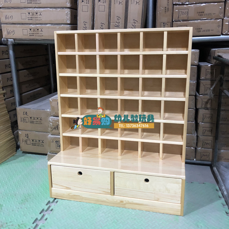 Kindergarten Solid Wood Cup Holder Children's Wooden Cup Holder Tea Cabinet Wooden Drawer Cup Cabinet Wooden Cup Cabinet